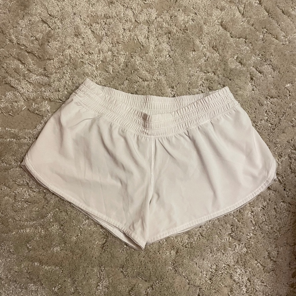 Lululemon white shorts
